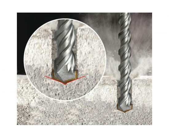 Сверло-бур по бетону Basic (5x210 мм; SDS-PLUS) RENNBOHR 690521 – изображение 3