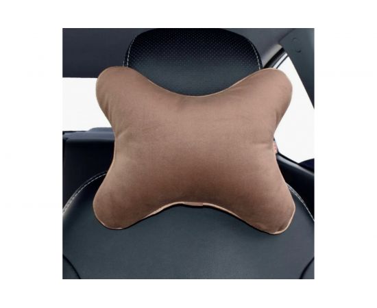 Автомобильная подушка-косточка под шею A&P большая, светло-коричневый PKVB105 – изображение 5