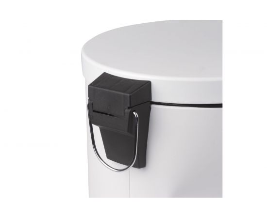 Ведро-контейнер для мусора ЛАЙМА 12 л, белое 604948 – изображение 5