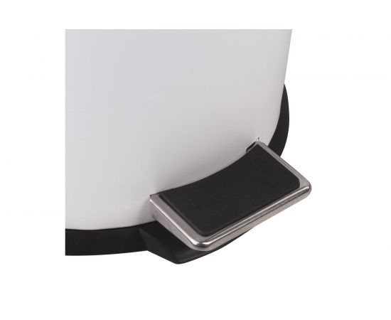 Ведро-контейнер для мусора ЛАЙМА 12 л, белое 604948 – изображение 6