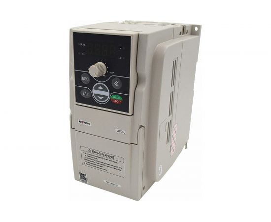 KIPPRIBOR AFD-L007.43B Преобразователь частоты 0,75кВт, 3х380В, 2,5А, арт. 00000093564 