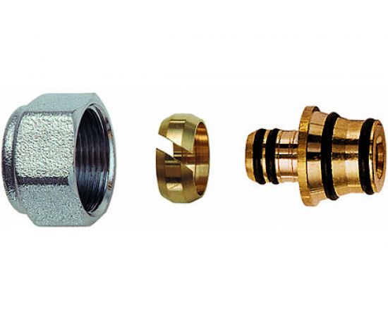 Концовка для металлопластиковых труб FAR 16х2 с накидной гайкой М24х19 FC 6055 58190 