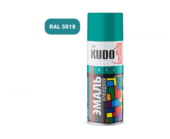 Универсальная эмаль KUDO бирюзовая 11600532 