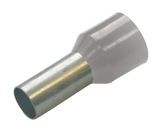 Конечная изолированная гильза HAUPA 0,75/8 цвет серый упаковка 100 шт. 270803 