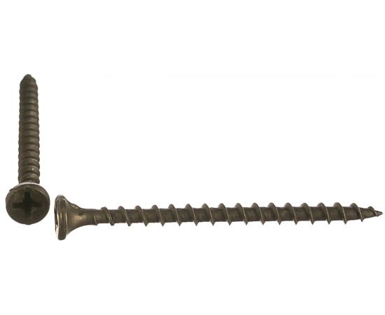 Оксидированный саморез гипсокартон/дерево КрепСтройГрупп 3,5х55, 1 кг 145278 