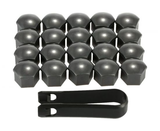 Набор колпачков для гаек и болтов NORM 21 мм, серый, 20 шт. HP-FC-21G 