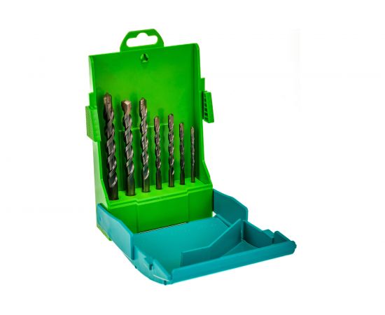 Набор свёрл по камню (7 пр; 4-12 мм) Heller TD18037 