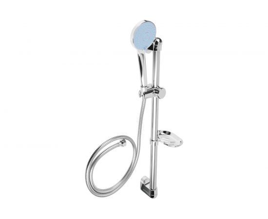 Стойка с набором для душа SonWelle лейка 5 режимов, шланг 150 см, стойка 60 см, мыльница 547-071 