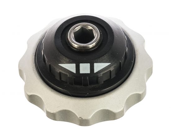 Трещотка вороток 1/4"", бесшаговая, дисковый механизм, для вставок бит KING TONY 2745 – изображение 2