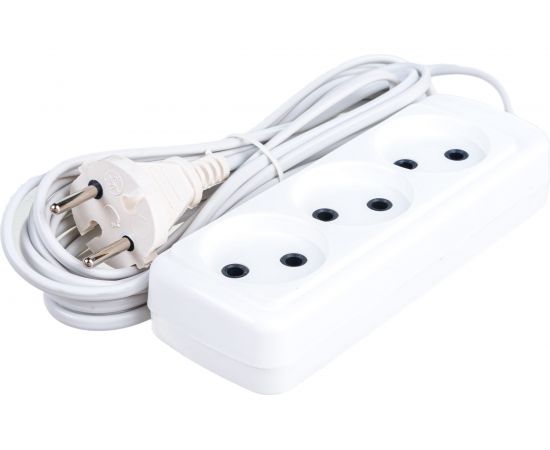 Бытовой электроудлинитель Volsten SR 3x5 УХ6-103 5 м 1300 Вт ШВВП без заземления 12423 – изображение 2