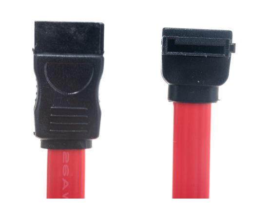 Интерфейсный кабель Cablexpert 50см, угловой разъем, 7pin/7pin, пакет SATA CC-SATA-DATA90 – изображение 3