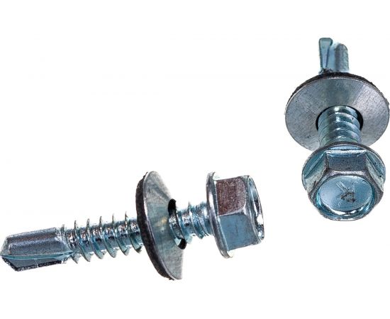 Кровельный саморез с шайбой EPDM Kenner цинк 6,3х32 150шт ск6332ф – изображение 3