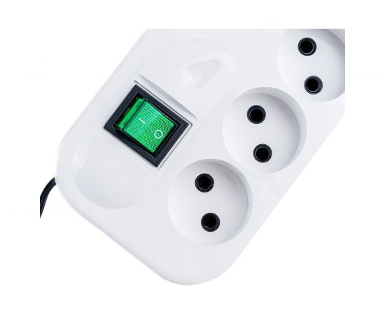 Сетевой фильтр Vektor LITE 2.2кВт светло-серый 1.8м-2м 9774 – изображение 4