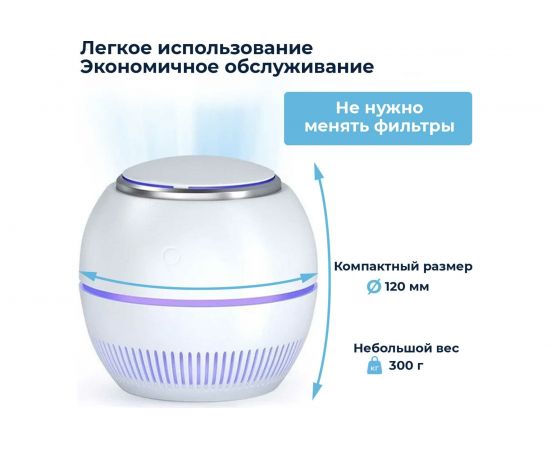 Очиститель-обеззараживатель воздуха Remezair RMA-101-01 ЦБ-00000104 – изображение 4