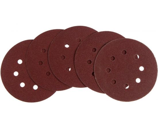 Круг абразивный перфорированный шлифовальный под липучку (5 шт; 150 мм; Р40) TUNDRA 5354664 – изображение 4