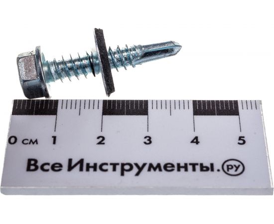 Кровельный саморез с шайбой EPDM Kenner цинк 6,3х32 150шт ск6332ф – изображение 4