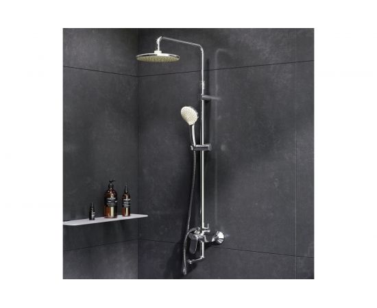 AM.PM, Sunny, душевая система, смеситель, верхний душ, ручной душ 1 функция, F0785C900 – изображение 4