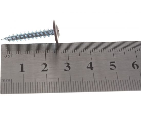 Саморезы с прессшайбой по листовому металлу до 0,9 мм Зубр RAL-8017 PH2 4,2х25 мм 400шт 300191-42-025-8017 – изображение 4