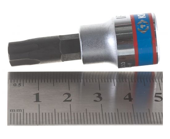 Насадка бита торцевая (3/8, TORX PLUS, IPR50, L = 50 мм, 5-ти лучевой) KING TONY 302D50 – изображение 4