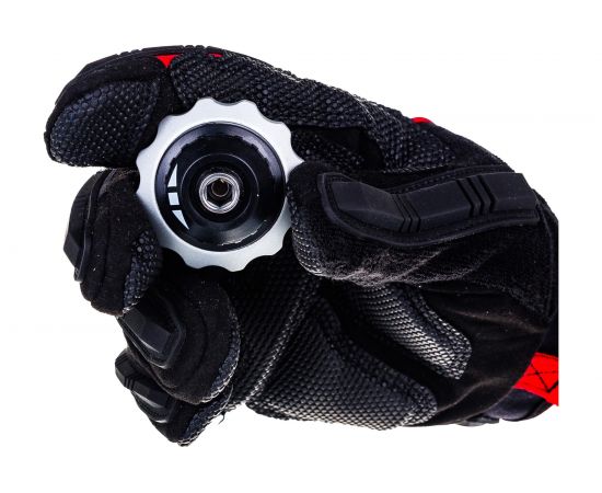 Трещотка вороток 1/4"", бесшаговая, дисковый механизм, для вставок бит KING TONY 2745 – изображение 5