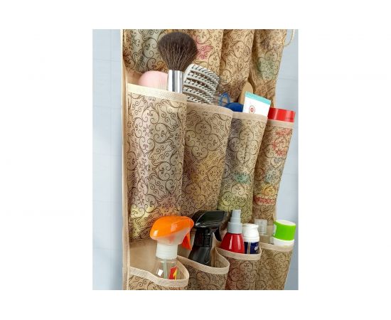 Подвесной органайзер ГЕЛЕОС 16 карманов, Миндаль, размер 45х103 см МНД_02 – изображение 5