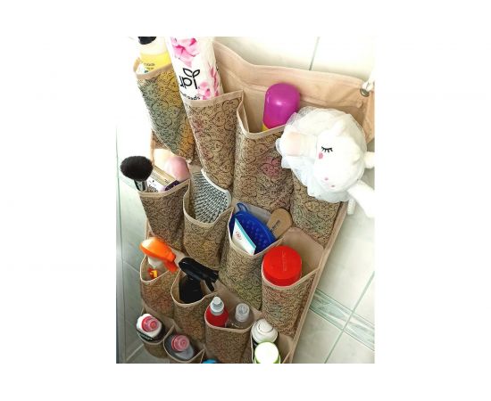 Подвесной органайзер ГЕЛЕОС 16 карманов, Миндаль, размер 45х103 см МНД_02 – изображение 6