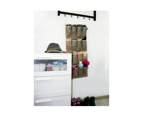 Подвесной органайзер ГЕЛЕОС 16 карманов, Миндаль, размер 45х103 см МНД_02 – изображение 7