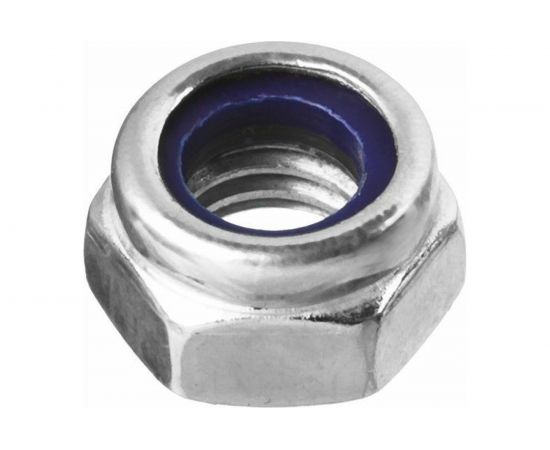 Самостопорящаяся гайка с нейлоновым кольцом Метизный двор M8 DIN 985. 12 шт. 4607173902863 