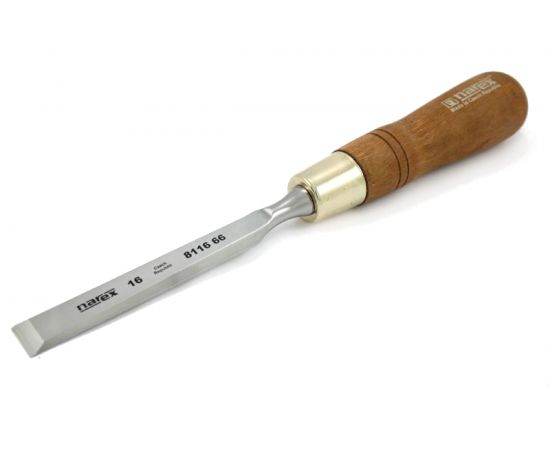 Плоская стамеска с ручкой NAREX WOOD LINE PLUS 16 мм 811666 