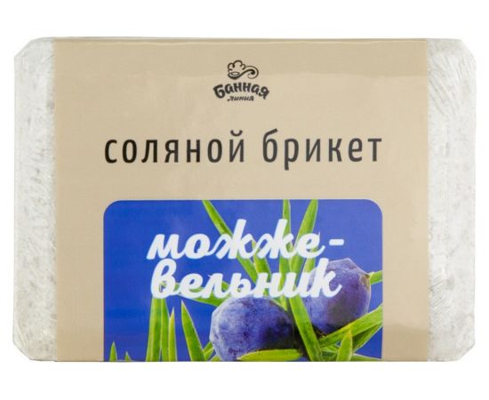 Соляной брикет БАННАЯ ЛИНИЯ Можжевельник, 1.2 кг 11-536 