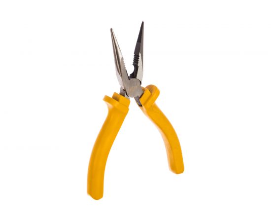 Плоскогубцы 160мм комбинированные с удлиненными закругленными губками, изолированная 1-компонентная ручка, полиро��анная GRIFF 003927 