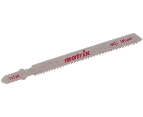 Полотно по дереву T111B (3 шт; 100х75 мм; шаг 2 мм; HCS) для электролобзика MATRIX 78225 