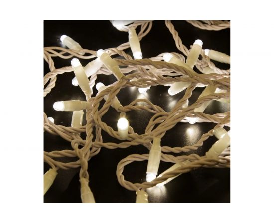 Светодиодная гирлянда NEON-NIGHT Нить 10м 100 LED, тёплый-белый, без комплекта подключения 305-136 