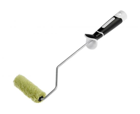 Валик DECOR мини 100 мм, d 15 мм, ворс 12 мм, полиакрил зеленый, удлиненная 2К ручка 909-1110 