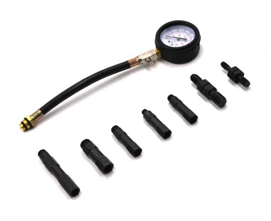 Бензиновый компрессометр с адаптерами Car-Tool CT-N0126 