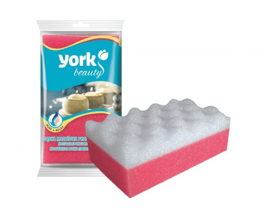Массажная губка для тела YORK прямоугольник 011040 