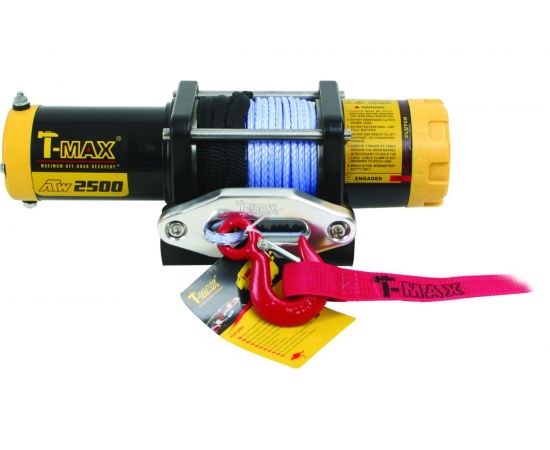 Электрическая лебедка с синтетическим тросом T-Max ATW PRO 2500 W0528 