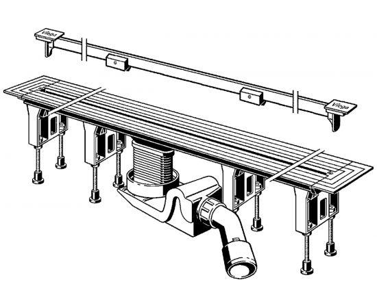 Душевой лоток Viega Advantix Vario в комплекте дизайн-вставка для трапа 704360 00019758 – изображение 14