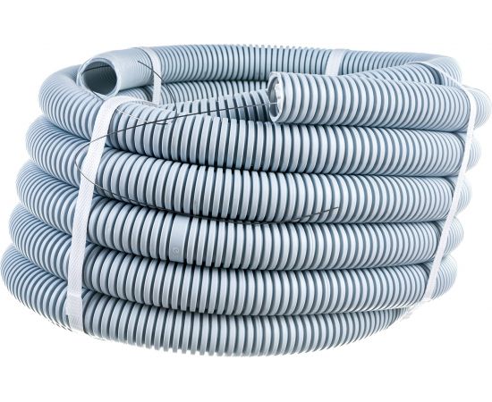 Гофрированная труба Промрукав ПВХ легкая 350 Н серая д32 10м PR.013231М10 – изображение 2