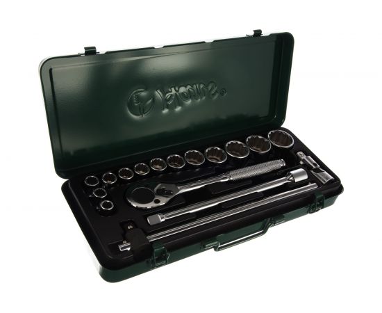 Комплект 6-гранных головок Hans 10-32мм 17 предметов 4618M – изображение 2