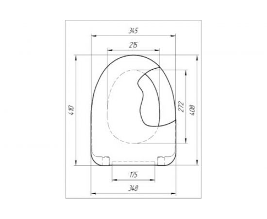Сиденье для унитаза WIRQUIN "Самара" с креплением "Микролифт" 20985527 – изображение 2