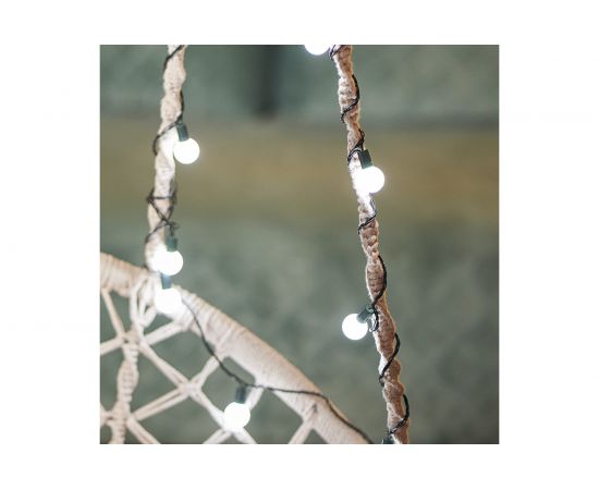 Гирлянда Neon-Night Мультишарики, диаметр 18 мм, 5м, темно-зеленый ПВХ, 25 LED, Белые 303-555 – изображение 2