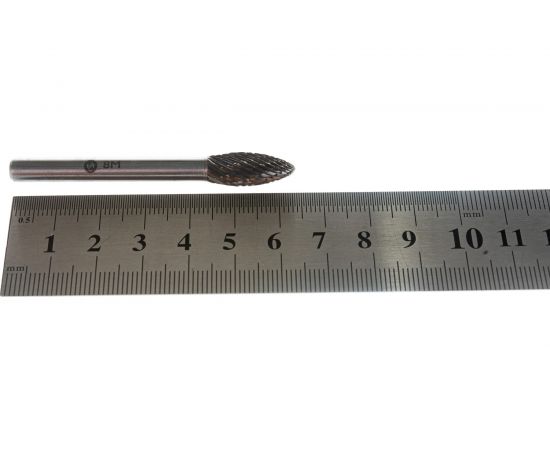 Борфреза пламевидная (8х20х6х65 мм; ВК8; H08; 20X06) ИНСТУЛС 00001337686 – изображение 2