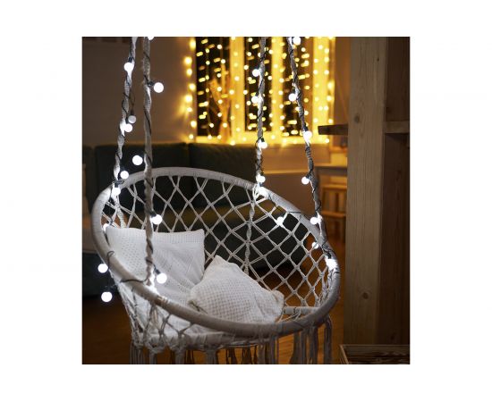 Гирлянда Neon-Night Мультишарики, диаметр 18 мм, 5м, темно-зеленый ПВХ, 25 LED, Белые 303-555 – изображение 3