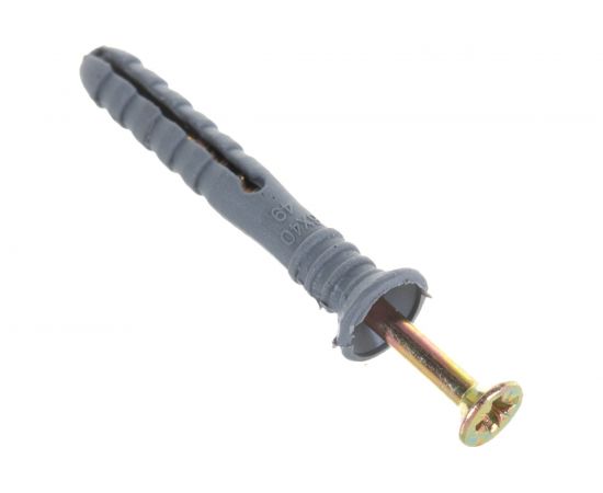 Дюбель-гвоздь с бортиком Метизный двор 6x40, 150 шт. 4690441034472 – изображение 3