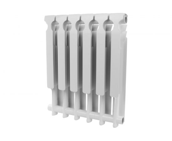 Алюминиевый радиатор ROMMER Optima 500 6 секций RAL9016 89557 – изображение 3