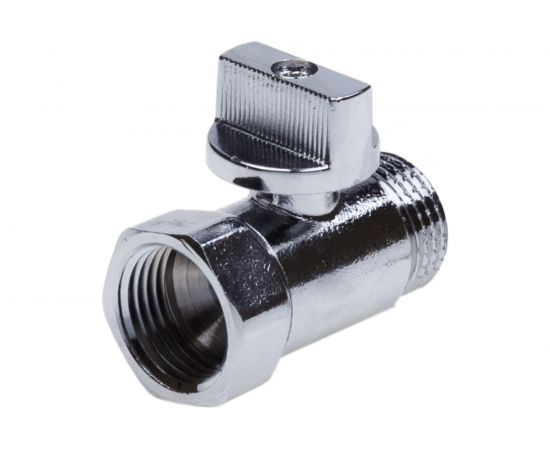 Шаровой кран AQUALINK мини хром вн-нар 1/2 m Cr 1321 – изображение 3