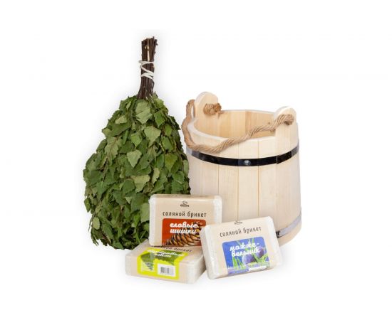 Соляной брикет БАННАЯ ЛИНИЯ Можжевельник, 1.2 кг 11-536 – изображение 3