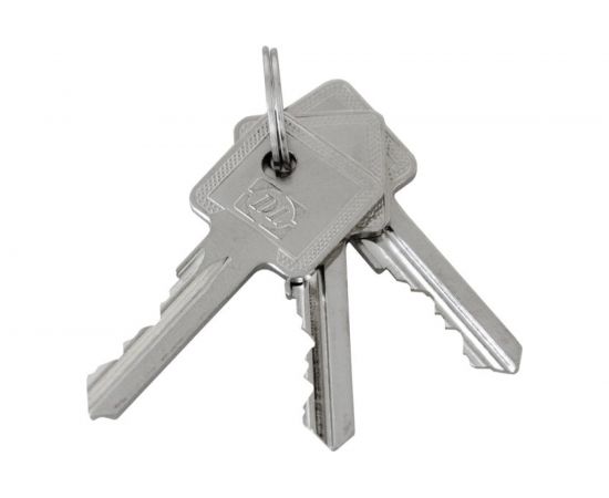 Цилиндр DOORLOCK DL Standard 40x40 мм PN матовый никель 3 ключа 72032 – изображение 3