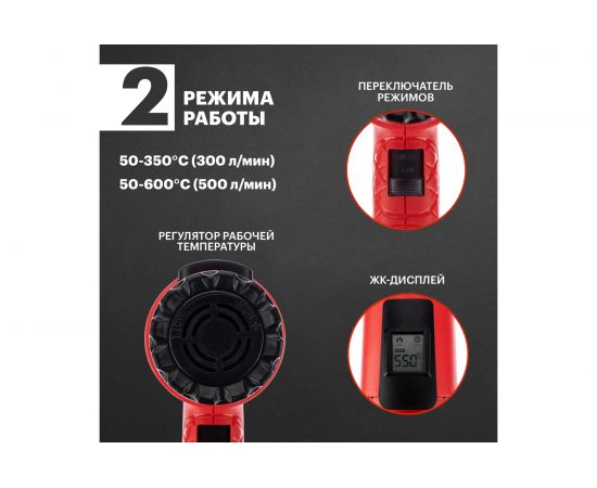 Строительный фен REXANT 12-0057 – изображение 3